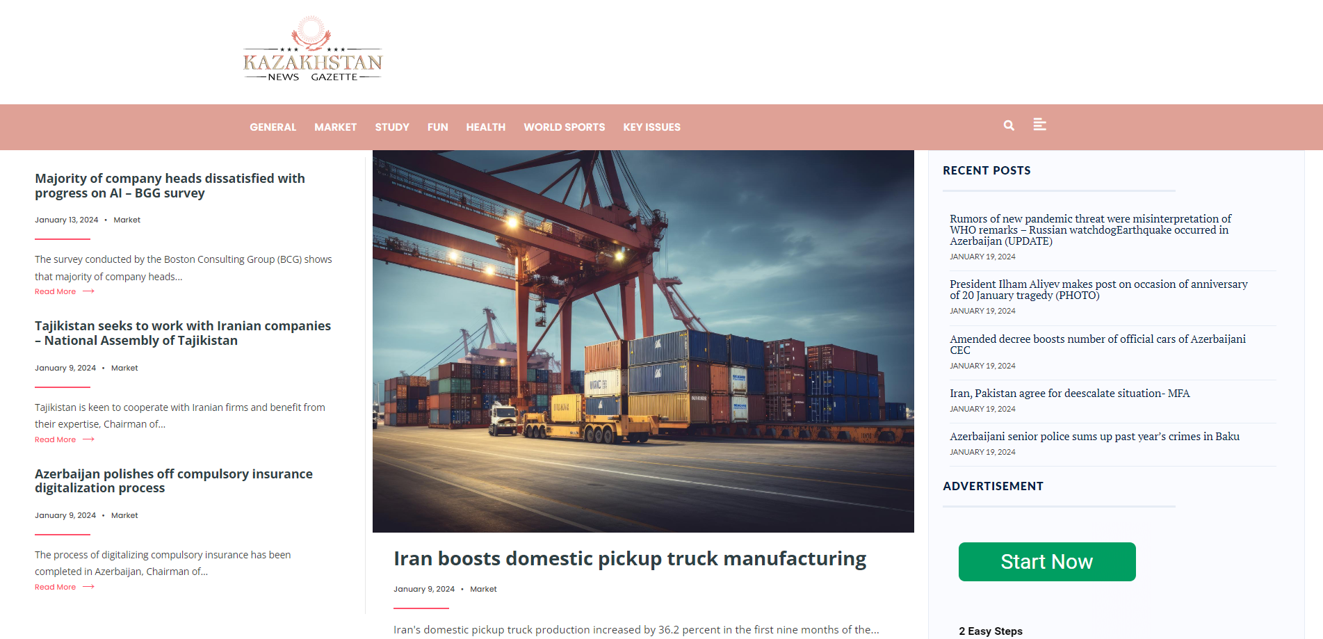 Kazakhstan News Gazette